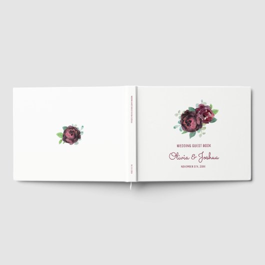 Livre D'or Mariage Rose de Bourgogne (Complet)