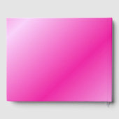 livre d'or Mariage rose, décoration festive, belle (Verso)