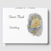 Livre D'or Mariage rose jaune (Recto)