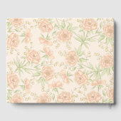 Livre D'or Mariage Rose Pêche (Verso)