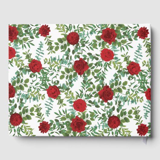 Livre D'or Mariage Rose Rouge (Verso)