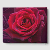 Livre D'or mariage Rose rouge (Verso)