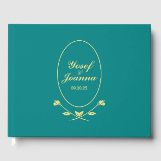 Livre D'or Mariage Rose turquoise