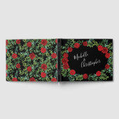 Livre D'or Mariage Rouge Noir Roses Gothiques (Complet)