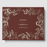 Mariage rouge poitrine de bébé rustique