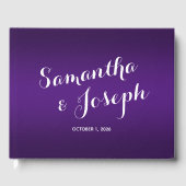 Livre D'or Mariage Royal Purple (Recto)