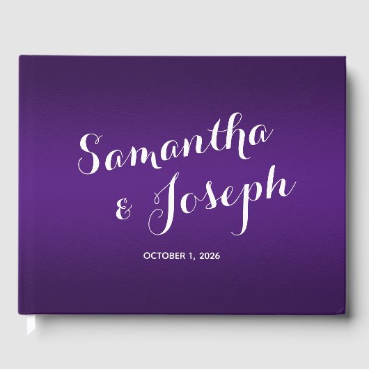 Livre D'or Mariage Royal Purple (Recto)
