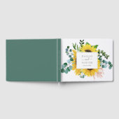 Livre D'or Mariage rustique de tournesol Eucalyptus (Complet)