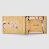 Livre D'or Mariage Rustique Floral Scroll Cherry Blossom (Complet)