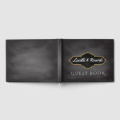 Livre D'or Mariage rustique | Monogramme de tableau (Complet)