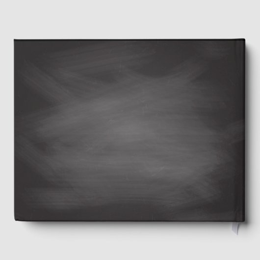 Livre D'or Mariage rustique | Monogramme de tableau (Verso)