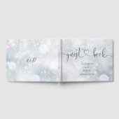 Livre D'or Mariage Script de flocons de neige d'hiver (Complet)