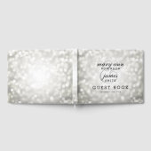 Livre d'or mariage Silver Bokeh Lights (Complet)