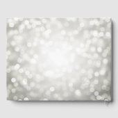 Livre d'or mariage Silver Bokeh Lights (Verso)