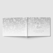 Livre d'or mariage Silver Bokeh Sparkle Lights (Complet)