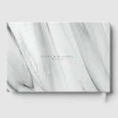 Livre D'or Mariage Silver Leaf Sage Green ID876 (Verso)