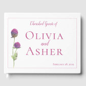 Livre D'or Mariage simple Amaranthe Amaranth (Recto)