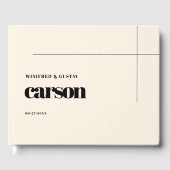 Livre D'or Mariage simple et chic (Recto)