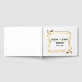 Livre D'or Mariage Simple Moderne Écriture Noire (Complet)
