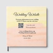 Livre D'or Mariage site web ajouter Q R code scanner ajouter  (Recto)