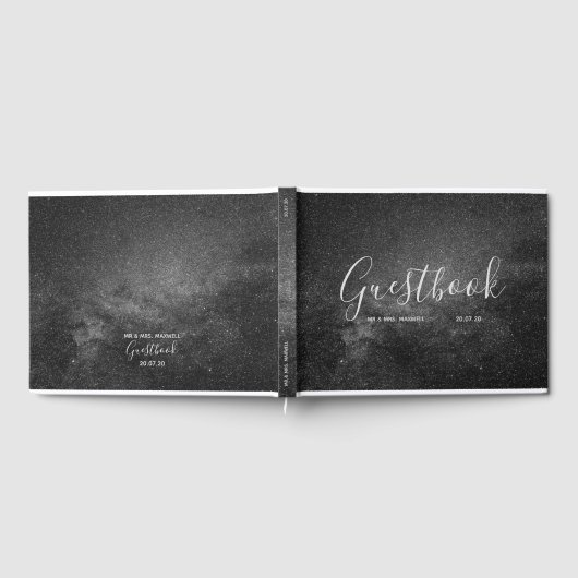 Livre d'or mariage | Space Stars Eternity Chic (Complet)