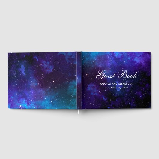 Livre D'or Mariage spatial. Les étoiles de nuit. Galaxie mari (Complet)