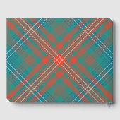 Livre D'or Mariage sur mesure Tartan Rustique Wilson Plaid (Verso)