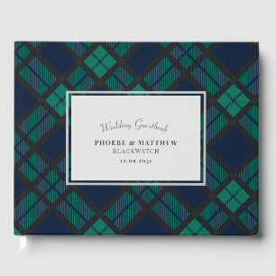 Livre D'or Mariage Tartan Clan Black Watch