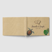 Livre D'or Mariage Tropical Beach Sea Turtle (Complet)