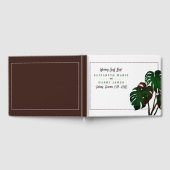 Livre D'or Mariage tropical de la plage de Monstera (Complet)