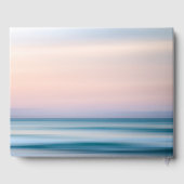 Livre D'or Mariage Tropical De Plage De Sable Et De Coquillag (Verso)