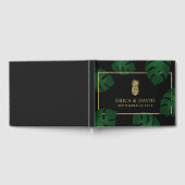 Livre D'or Mariage Tropical moderne Gold Pineappy (Complet)