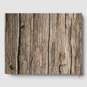 Livre D'or Mariage unique de défilement et de plume (Verso)