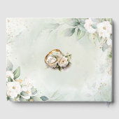 Livre D'or Mariage vert gracieux (Verso)