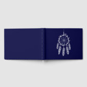Livre D'or Marine Blue Dream Catcher Mariage amérindien (Complet)