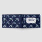 Livre D'or Marine Blue Tropical Palm Trees Beach House (Complet)