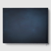 Livre D'or Marine doré rose or botanique élégant mariage (Verso)