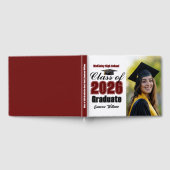 Livre D'or Maroon Class of 2026 Graduation Photo (Complet)