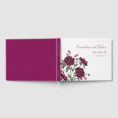 Livre D'or Maroon Rose Wedding (Complet)