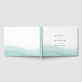 Livre D'or Marques Seaglass | Mariage d'aquarelle côtière (Complet)