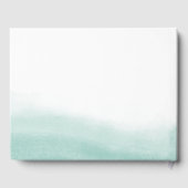 Livre D'or Marques Seaglass | Mariage d'aquarelle côtière (Verso)