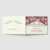 LIVRE D'OR MARSALA ET IVORY CLASSIQUE PEACOCK (Complet)