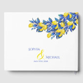 Livre D'or Méditerranée-citrons-Mariage (Verso)