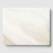 Livre D'or Mémoire "En mémoire d'amour" Marbre, Beige (Verso)