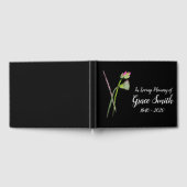 Livre D'or Mémoire funéraire de Lotus flower art (Complet)