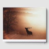 Livre D'or Mémorial Bull Elk Silhouette (Verso)