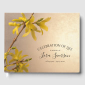 Livre D'or Mémorial de la Forsythie Jaune (Recto)