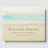 Livre D'or Mémorial de l'océan de plage ou funérailles (Recto)