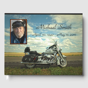 Livre D'or Mémorial de moto personnalisé