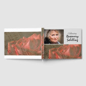 Livre D'or Mémorial de musique rose et feuille (Complet)